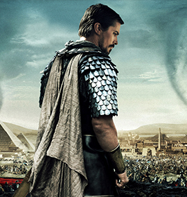 O filme que Christian Bale se inspirou ao compor as características de seu Moisés foi A Vida de Brian