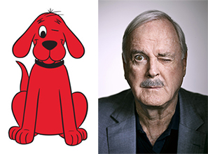 John Cleese e o cachorro gigante