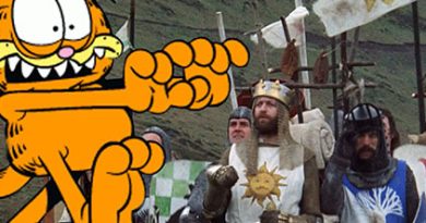 Jim Davis se inspirou em Monty Python para criar o Garfield